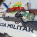 RPA apreende armas de fogo e munições durante atendimento de ocorrência de violência doméstica e familiar em Paranaguá
