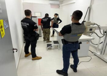Desvio de máquina de raio-x em Matinhos termina com quatro pessoas indiciadas pela Polícia Civil 