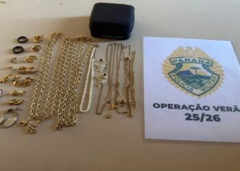 Polícia Militar recupera joias furtadas de residências em Pontal do Paraná