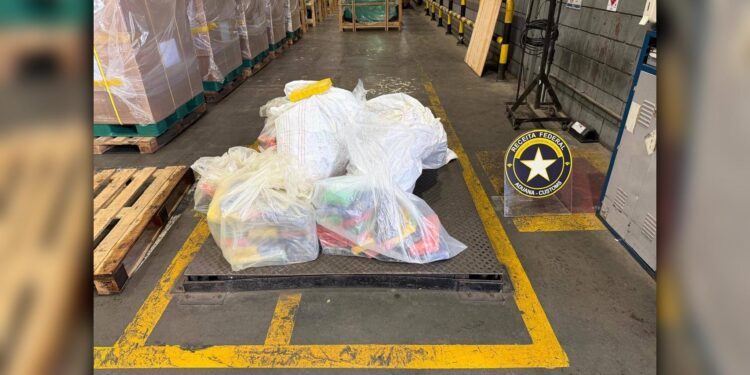 Receita Federal apreende 226 quilos de cocaína no terminal de contêineres do Porto de Paranaguá