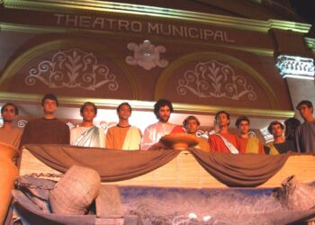 Paixão de Cristo em Antonina - 2009 (Foto: Arquivo/Antonina Viva)