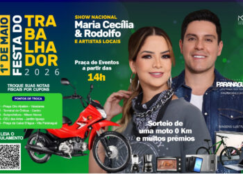 Dupla Maria Cecília & Rodolfo é atração nacional da Festa do Trabalhador em Paranaguá