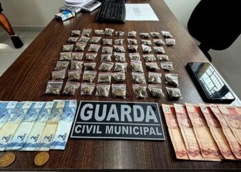 GCM apreende mais de 50 porções de maconha e dinheiro trocado durante patrulhamento de rotina em Matinhos