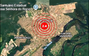 Rede Sismográfica Brasileira confirma tremor de terra na região de Paranaguá