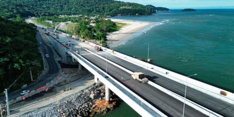 Foto: Gediel Mendes / Consórcio Supervisor Ponte de Guaratuba