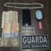 GCM prende rapaz suspeito de envolvimento com o tráfico de drogas na orla de Matinhos 