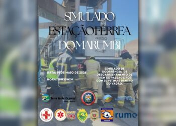 Simulado de descarrilamento de trem mobiliza forças de segurança e resgate na Serra do Mar nesta quinta-feira, 14