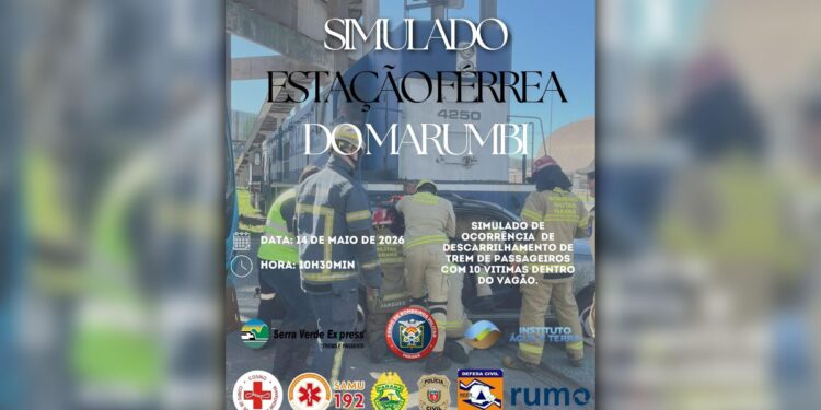 Simulado de descarrilamento de trem mobiliza forças de segurança e resgate na Serra do Mar nesta quinta-feira, 14