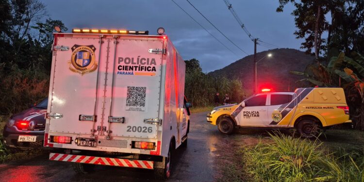 Discussão entre irmãos termina com um morto e outro preso na zona rural de Morretes