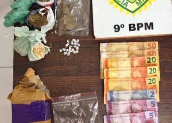 Dupla envolvida com o tráfico de drogas é presa pela Polícia Militar em Matinhos 
