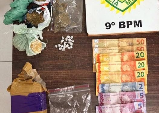 Dupla envolvida com o tráfico de drogas é presa pela Polícia Militar em Matinhos 