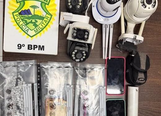 RPA “estoura” ponto de venda de entorpecentes em Matinhos 