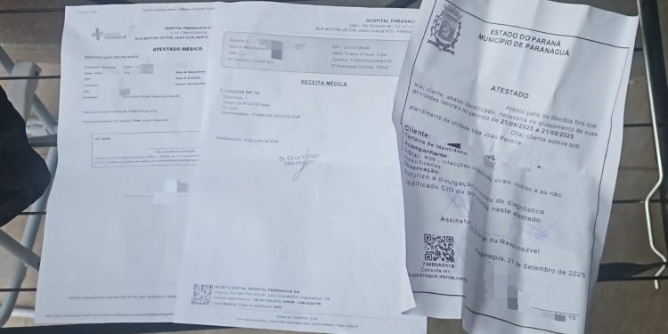 Gaeco cumpre mandado de busca e apreensão em investigação sobre esquema de fornecimento de atestados médicos falsos em Paranaguá 