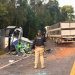 Colisão frontal entre micro-ônibus e caminhão na BR-373, em Ipiranga (PR), deixa ao menos 23 mortos