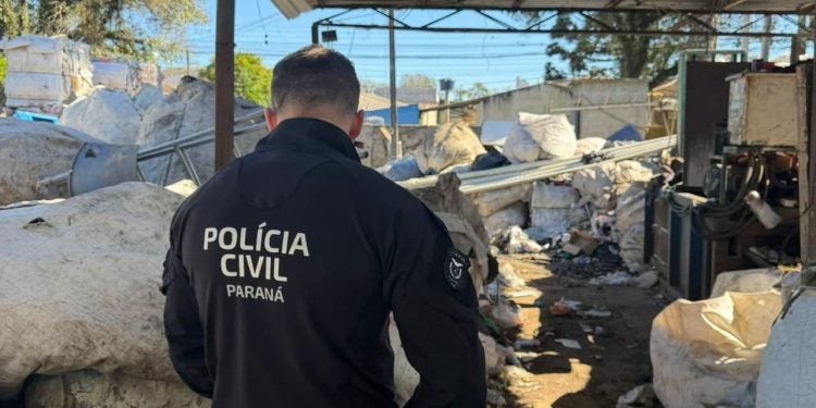 Fiscalização integrada em 126 pontos mira a receptação e a venda de fios e cabos de cobre furtados em Paranaguá e em outras cidades do estado