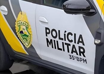 Filha ameaça a mãe com uma barra de ferro em Guaratuba; alterada a mulher foi presa pela Polícia Militar