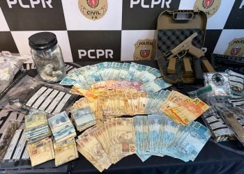 Guaratuba é alvo de operação da PCPR contra organização que fazia “delivery” de drogas