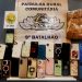 Patrulha Rural encontra bolsa com 23 celulares em Morretes; aparelhos teriam sido furtados em show na cidade de Paranaguá