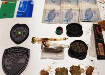 GCM e PM capturam foragido da Justiça e apreendem drogas na Ilha do Mel em Paranaguá